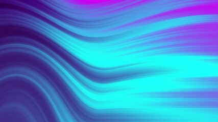 Wall Mural - Abstract animated blurred background with gentle waves, vibrant colors and seamless motion
