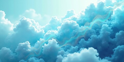  Internet Data and Blockchain. Futuristic Concept. Futuristic Cloud Data Connection