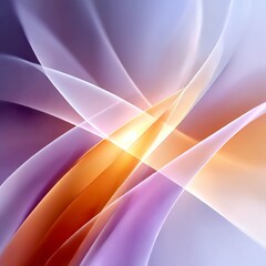 Leinwandbilder - Abstract Flow: Luminous Curves and Colors, an Elegant Dance of Light and Shadow in Modern Art.
