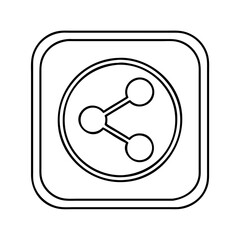 Wall Mural - share button icon, share button vector illustration-simple illustration of share button , perfect fo