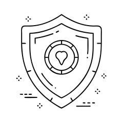 Wall Mural - shield icon, shield vector illustration-simple illustration of shield , perfect for shield logos and