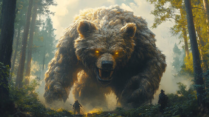 bear in the forest