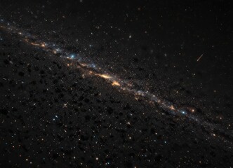 Wall Mural - Myriad stars glitter across an inky black canvas, revealing the vastness of space ,  texture,  wonder,  cosmic