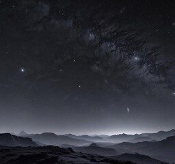 Wall Mural - Vast, inky expanse brimming with countless stars ,  space,  astrophysics,  darkness