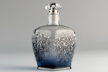 Poster - Elegant glass decanter with a gradient design.