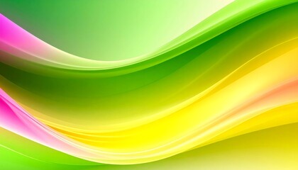 Wall Mural - colorful abstract waves flowing seamlessly creating dynamic background design