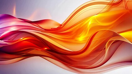 Poster - Abstract Flowing Colors A Mesmerizing Visual Experience of Vibrant Hues and Graceful Movement