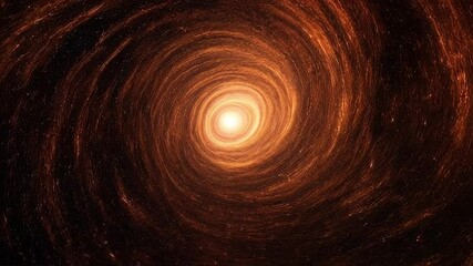 abstract fractal galaxy, glowing swirls in deep space, cosmic dust
