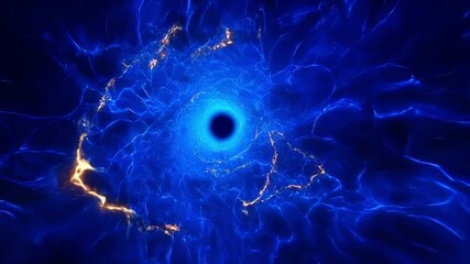 abstract fractal galaxy, glowing swirls in deep space, cosmic dust