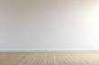 © Udin - Empty room with pale walls and light wooden floor