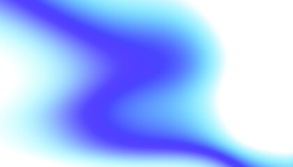 Poster - Overlay abstract blue gradient on transparent background. Elegance wavy gradient