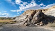 © PerfectPhotos - Fossil experts find dinosaur bones that are real fossils in layered rocks.