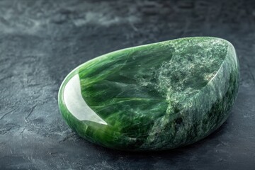 Green stone decorative object