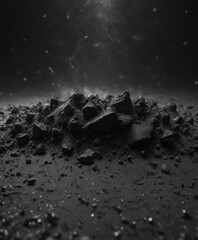 Wall Mural - Inky black canvas strewn with diamond dust, infinite expanse ,  night,  night photography