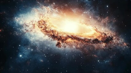 Wall Mural - a large, glowing yellow star is surrounded by a dark blue sky. the star is the center and is surroun