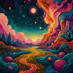Wall Mural - fantasy landscape