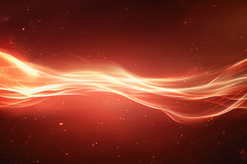rich red background adorned with a beautiful gold swirl creating a captivating contrast in a glowing