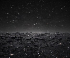 Wall Mural - inky black canvas, countless sparkling stars, cosmic dust , deep, cosmos, universe