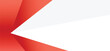 © VYCstore - Red and white abstract banner background with triangle geometric shapes and copy space. Vector illustration
