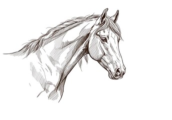 Naklejka na meble Serene Majesty: A Graphite Study