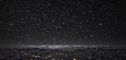 Wall Mural - Dark canvas sprinkled with countless glittering stars, cosmic dust , nature, image