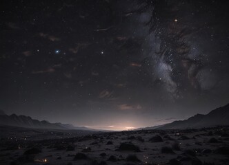 Wall Mural - Dark, inky sky ablaze with countless glittering stars ,  stars,  constellations