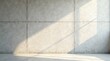 © araet - Sunlit Concrete Wall with Floor and Subtle Shadow Patterns for Design Projects