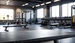 © Ariep - Modern Gym Interior with Empty Table
