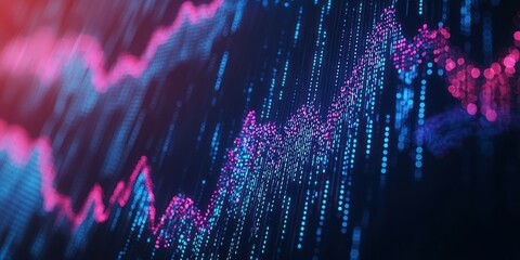 Wall Mural - png image of a financial growth curve, reflecting stock market investment performance stock photo