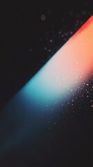 Wall Mural - abstract light beam with colorful gradient and floating particles