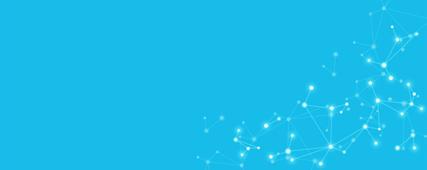 Aufkleber - Molecular structure and genetic engineering, molecules DNA, neural network, scientific research. Abstract background for innovation technology, science, healthcare, and medicine