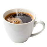 cup of coffee isolated on white background