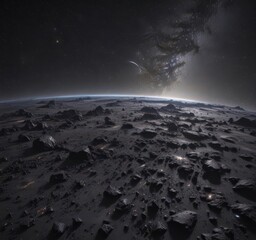 Wall Mural - a breathtaking expanse of stars, cosmic dust, and deep black , cosmos, cosmic, space