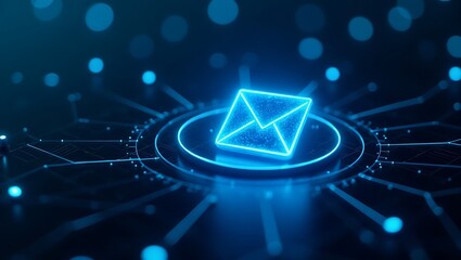 High quality Professional Digital email network communication technology stock image