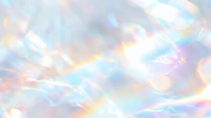 Wall Mural - a mesmerizing abstract display of iridescent light and colorful patterns in a soft, dreamy backgroun