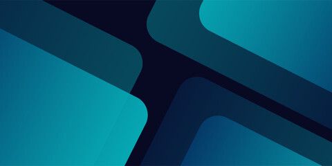Blue abstract gradient shapes background. Vector illustration