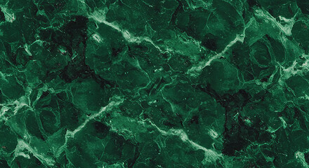 Poster - Green marble texture background showing natural random veins and cracks
