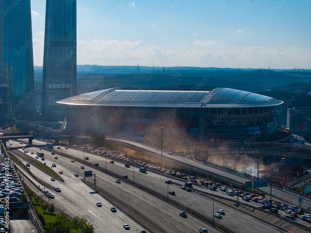 La Rams Turkey Galatasaray Football Team Championship Celebrations, Ali Sami Yen Spor ...