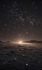 Wall Mural - diamond-dust sky, myriads of shimmering stars scattered across infinite darkness , universe, sky, pu