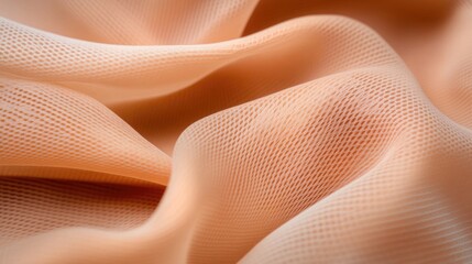 Peachy-tan fabric with subtle texture