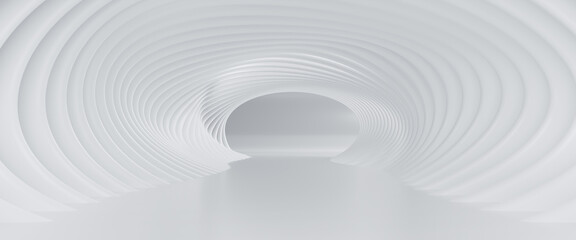 Wall Mural - abstract futuristic empty floor and room sci-fi corridor with light for showcase,room,interior,displ