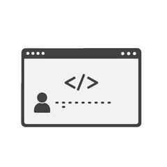 Simple Webpage Interface Design With User Profile Icon And Code