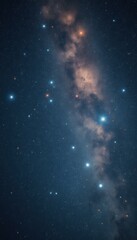 Poster - A Breathtaking Panorama of a Star-Studded Night Sky Illuminated by the Milky Way Galaxy