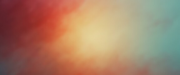 Fototapete - Abstract gradient background with soft blending colors and warm hues