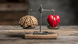 © Nattavee - heart balancing on a scale to represent emotional intelligence