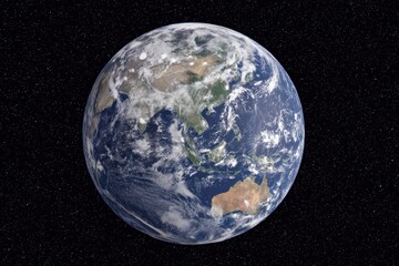 Wall Mural - earth from space, detailed view (7)