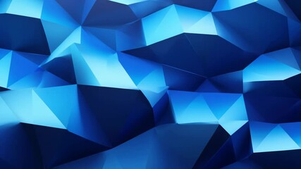 Wall Mural - cobalt digital background: abstract gradient texture with modern geometric pattern and glossy blue a