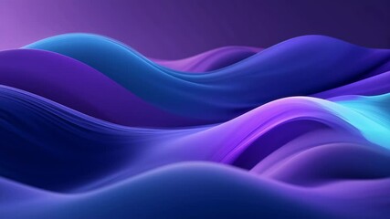 Wall Mural - mesmerizing gradient wave background featuring deep purple and blue hues for vibrant wallpaper