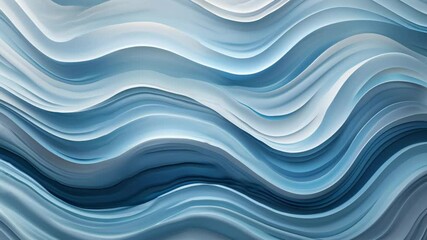Wall Mural - serene soft blue wave background with smooth textures for tranquil abstract designs