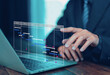 © WICHAI - Project manager concept working with Gantt chart schedule to plan tasks and deliverables. Scheduling activities with strategic planning software organizing schedules and important dates.